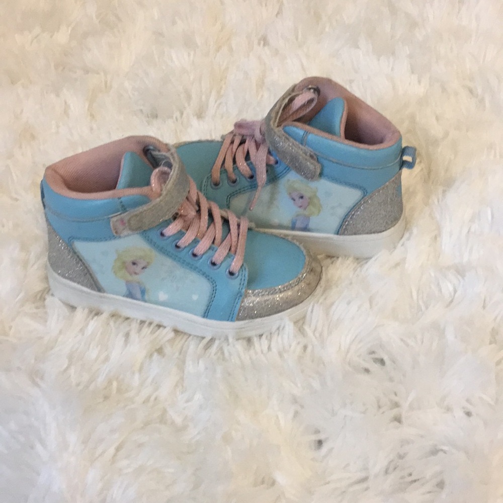 Frozen little girl ankle sneakers